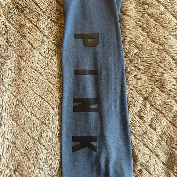 Blue/Grey Pink Cozy Leggings - Picture 4 of 5